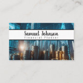 Carte De Visite Comptable du planificateur financier Gestion du pa (Devant)