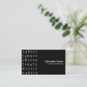 Carte De Visite Comptable & Expert-Comptable Finance Professionnel (Debout devant)