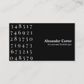 Carte De Visite Comptable & Expert-Comptable Finance Professionnel (Devant)