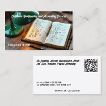 Comptable financier QR personnalisé