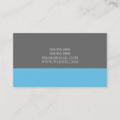 Carte De Visite Comptable fiscal comptable analyste financier comp (Dos)