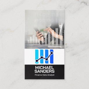 Carte De Visite Comptable   Graphique financier   Données
