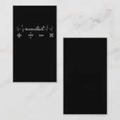 Carte De Visite Comptable Heartbeat Humour CPA (Devant / Derrière)