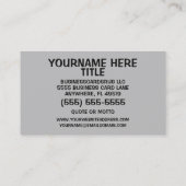 Carte De Visite Comptable Moderne (Dos)