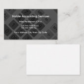 Carte De Visite Comptable moderne de CPA de calculatrice (Devant / Derrière)