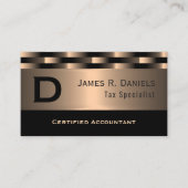 Carte De Visite Comptable professionnel agréé en préparation de dé (Devant)