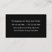 Carte De Visite Comptable Professionnel Arrière - plan Wood Look (Dos)