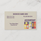 Carte De Visite Comptable Professionnel Conception Iconique (Devant)