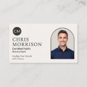 Carte De Visite Comptable professionnel CPA Préparateur de déclara (Devant)