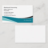 Carte De Visite Comptable professionnel moderne (Devant / Derrière)