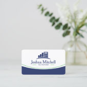 Carte De Visite Comptable Professionnel Préparateur de Déclaration (Debout devant)