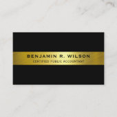 Carte De Visite Comptable public agréé (Devant)