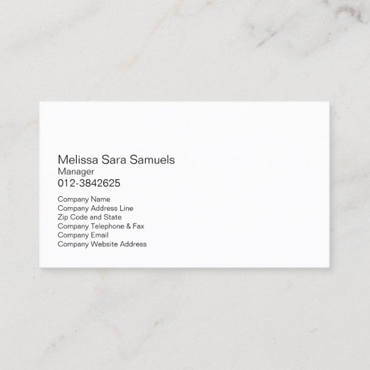 Carte De Visite Comptable Services financiers Monogramme Turquoise (Dos)