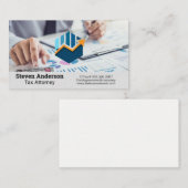 Carte De Visite Comptable Travailler sur les finances (Devant / Derrière)