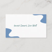 Carte De Visite Comptable/Vérificateur/comptable/comptable/Carte d (Dos)