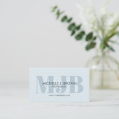 CARTE DE VISITE COMPTE SOCIAL PROFESSIONNEL DU MONOGRAMME DE COULE (Debout devant)