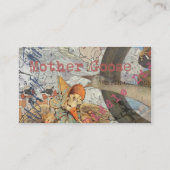 Carte De Visite Comptine de la mère l'oie Conte de fées (Dos)