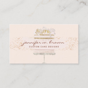 Carte De Visite Comptoir rose café de boulangerie