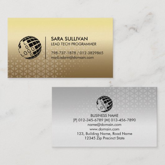 Carte De Visite Computer Engineering Technical (Devant / Derrière)