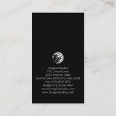 Carte De Visite Computer Engineering Technical Blue Halftone (Dos)