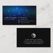 Carte De Visite Computer Engineering Technical Light Circuits (Devant / Derrière)