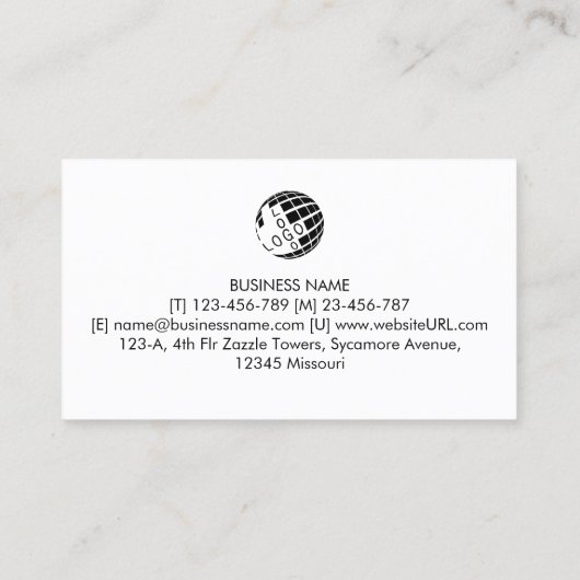 Carte De Visite Computer Programmer Software Developer (Dos)