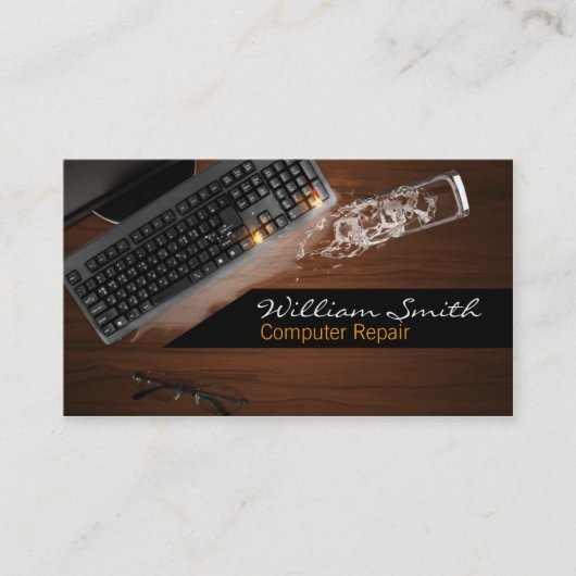 Carte De Visite Computer Repair Business Card (Devant)