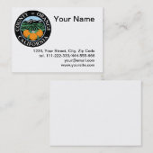 Carte De Visite Comté d'Orange (Devant / Derrière)