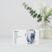 Carte De Visite Concept de bouclier de Chambre (Debout devant)