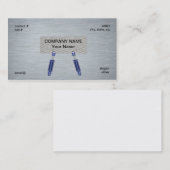 Carte De Visite concept de cylindre hydraulique (Devant / Derrière)