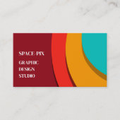 Carte De Visite Concept moderne, Graphiste (Devant)