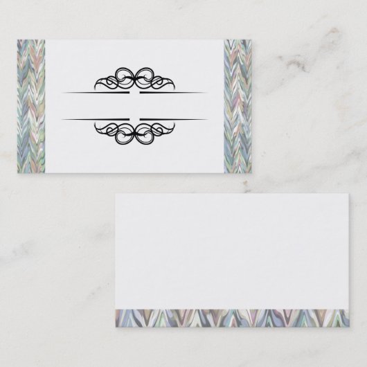 Carte de visite concepteur (Devant / Derrière)