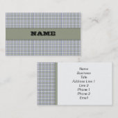 Carte de visite concepteur (Devant / Derrière)