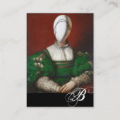 CARTE DE VISITE CONCEPTEUR DE COSTUME THÉATRIQUE MODE RENAISSANCE (Dos)