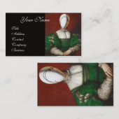 CARTE DE VISITE CONCEPTEUR DE COSTUME THÉATRIQUE MODE RENAISSANCE (Devant / Derrière)