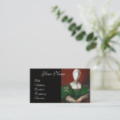 CARTE DE VISITE CONCEPTEUR DE COSTUME THÉATRIQUE MODE RENAISSANCE (Debout devant)