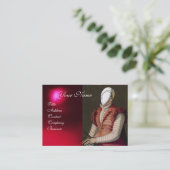 CARTE DE VISITE CONCEPTEUR DE COSTUME THÉATRIQUE MODE RENAISSANCE (Debout devant)