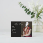 CARTE DE VISITE CONCEPTEUR DE COSTUME THÉATRIQUE MODE RENAISSANCE (Debout devant)