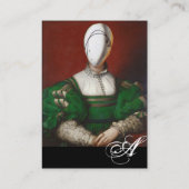 CARTE DE VISITE CONCEPTEUR DE COSTUME THÉATRIQUE MODE RENAISSANCE (Dos)