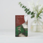 CARTE DE VISITE CONCEPTEUR DE COSTUME THÉATRIQUE MODE RENAISSANCE (Debout devant)