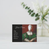 CARTE DE VISITE CONCEPTEUR DE COSTUME THÉATRIQUE MODE RENAISSANCE (Debout devant)