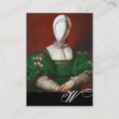 CARTE DE VISITE CONCEPTEUR DE COSTUME THÉATRIQUE MODE RENAISSANCE (Dos)