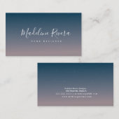 Carte De Visite Concepteur de décoration d'intérieur (Devant / Derrière)