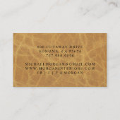 Carte De Visite Concepteur de l'intérieur Moderne Simple Script En (Dos)