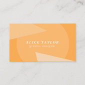 Carte De Visite Concepteur de maisons monochromes géométriques mod (Devant)