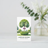 Carte De Visite Concepteur de paysage topographique (Debout devant)