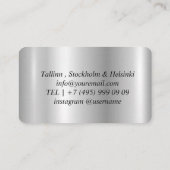 Carte De Visite Concepteur de sons (Dos)