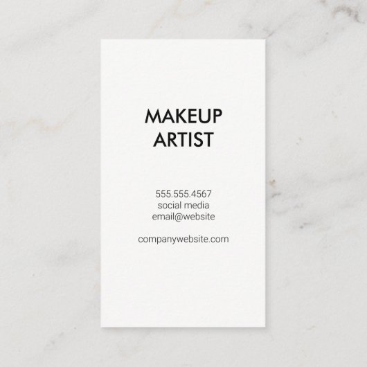 Carte De Visite Concepteur | Design moderne (Dos)