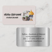 Carte De Visite Concepteur d'intérieur (Devant / Derrière)