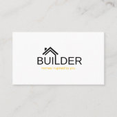 Carte De Visite Concepteur d'intérieur Architecte Constructeur (Devant)